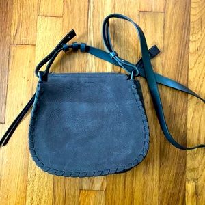 All saints gray suede bag excellent condition
